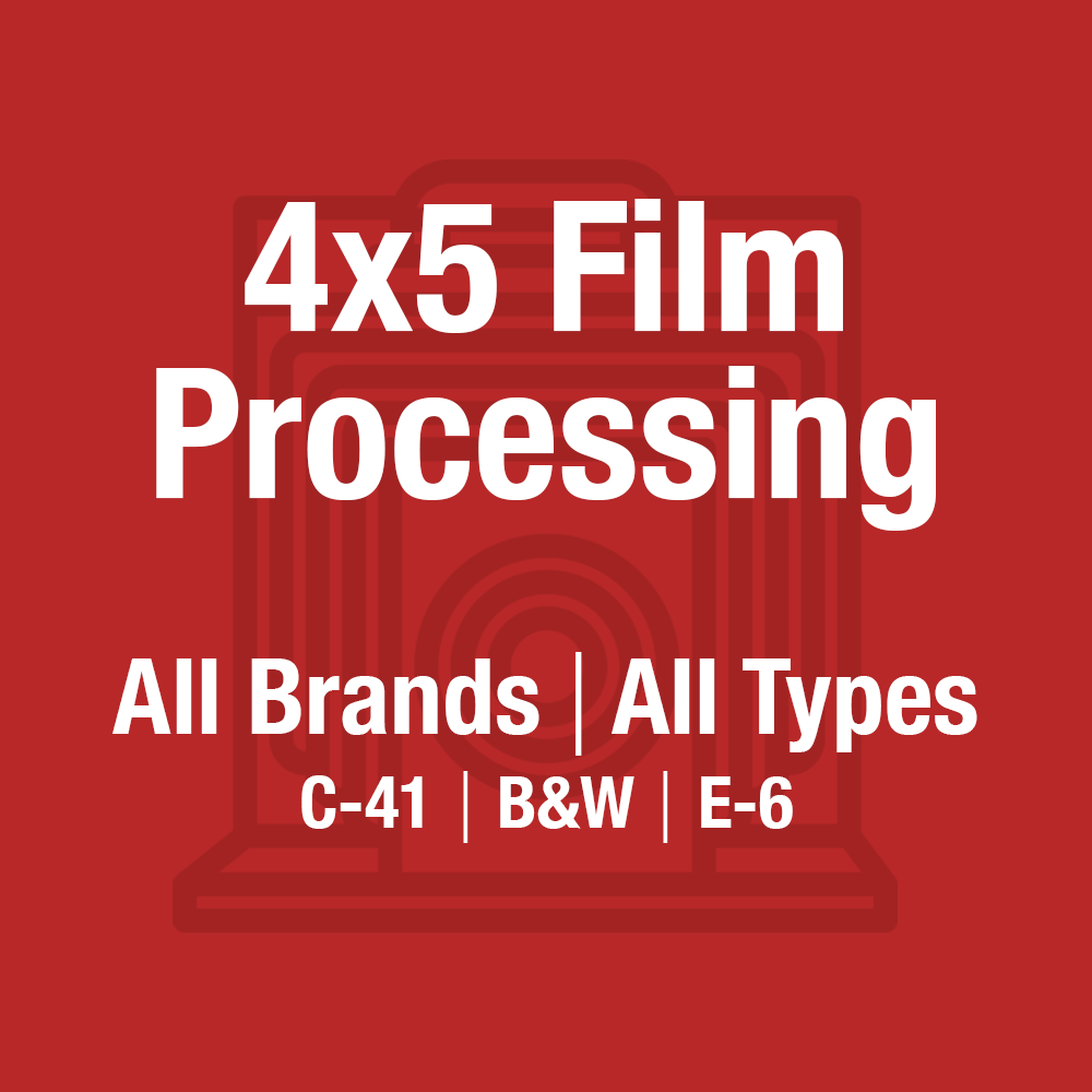 4x5 Film Processing (Still Film)