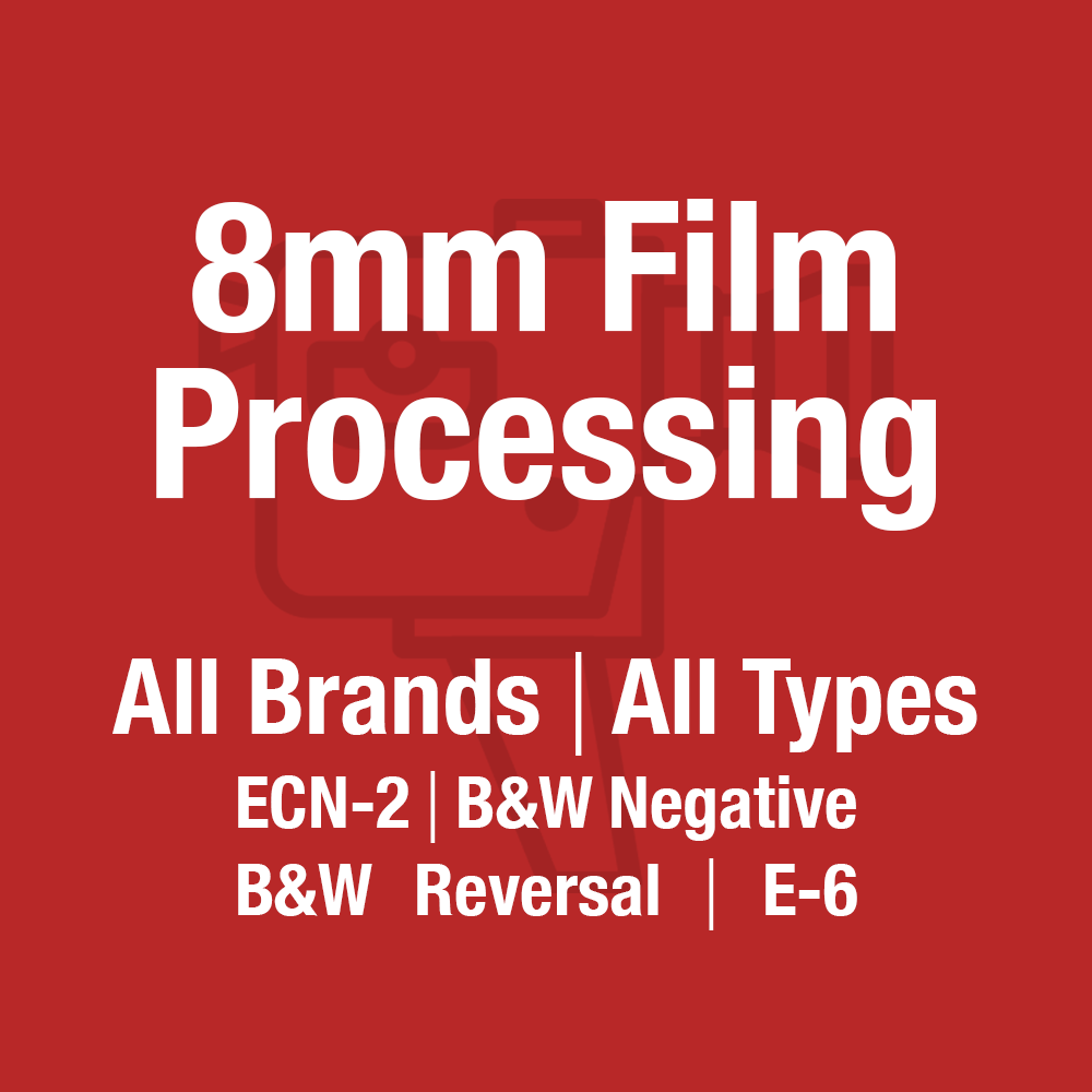 8mm Film Processing (Motion Picture Film)